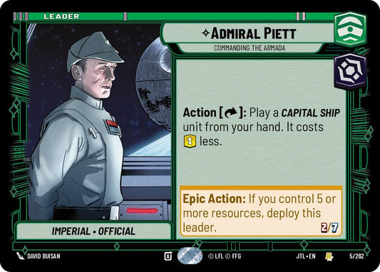 Admiral Piett - Commanding the Armada