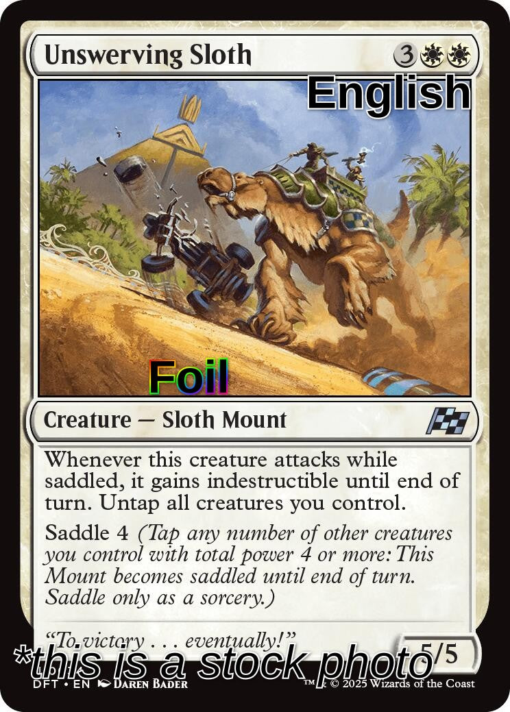 Unswerving Sloth