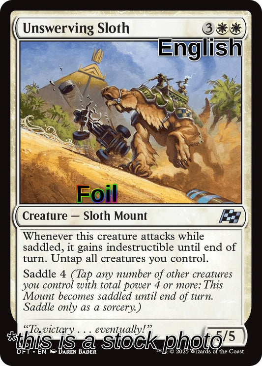 Unswerving Sloth