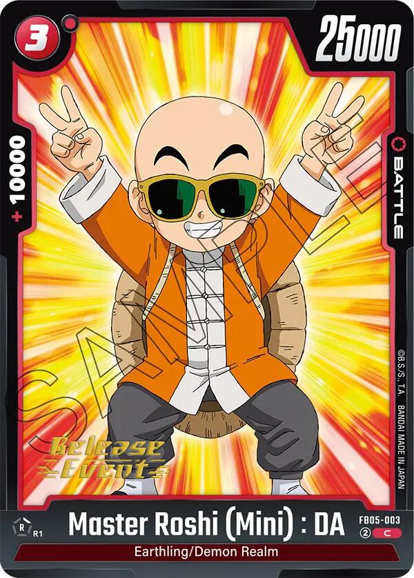 Master Roshi (Mini) : DA [FB05_PR - FB05-003 - C] - New Adventure Release Event Cards