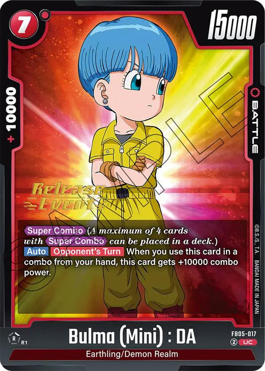 Bulma (Mini) : DA [FB05_PR - FB05-017]