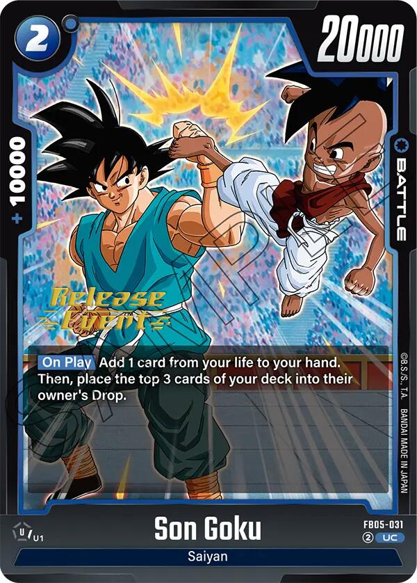 Son Goku - FB05-031 [FB05_PR - FB05-031] - Carte evento rilascio Nuova Avventura