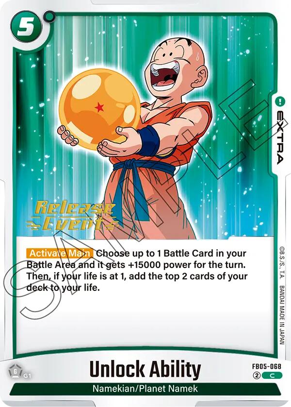 Débloquez la capacité [FB05_PR - FB05-068] - Cartes événement de sortie de Nouvelle aventure