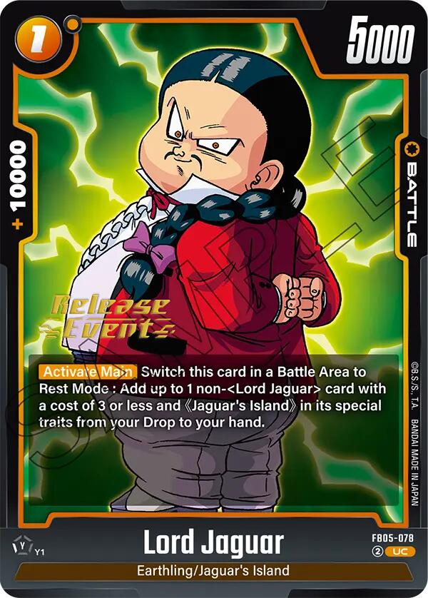 Lord Jaguar [FB05_PR - FB05-078] - Cartes événement de la nouvelle aventure