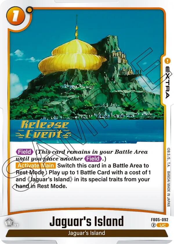 Jaguar's Island [FB05_PR - FB05-092 - UC] - New Adventure Release Event Cards