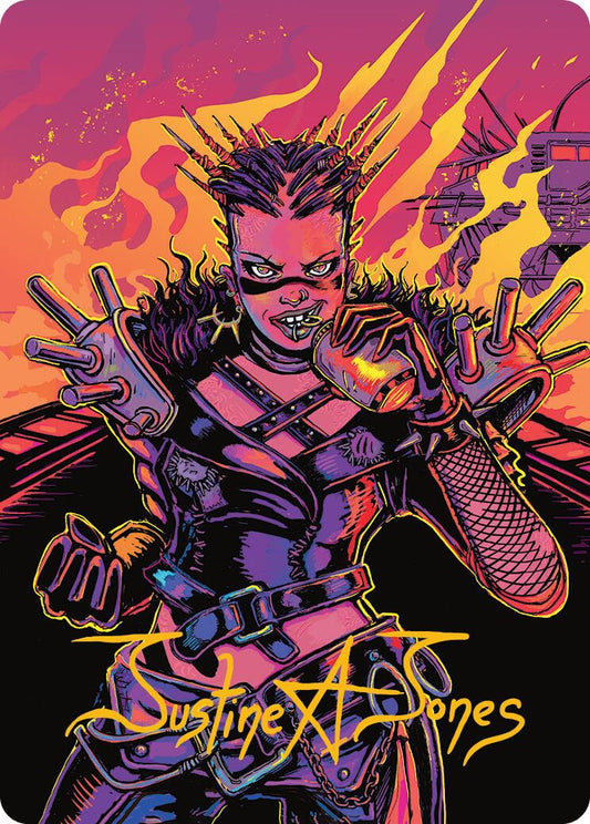 Far Fortune, End Boss Art Card (2/54) (Gold-Stamped Signature)