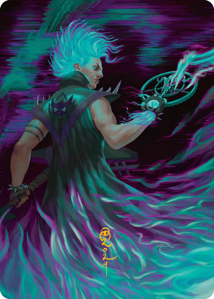 Winter, Cursed Rider Art Card (Gold-Stamped Signature)