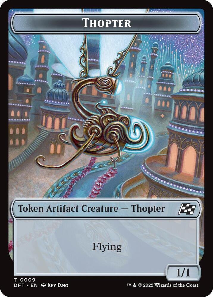 Golem (0015) // Thopter (0009) Double-Sided Token (Back)
