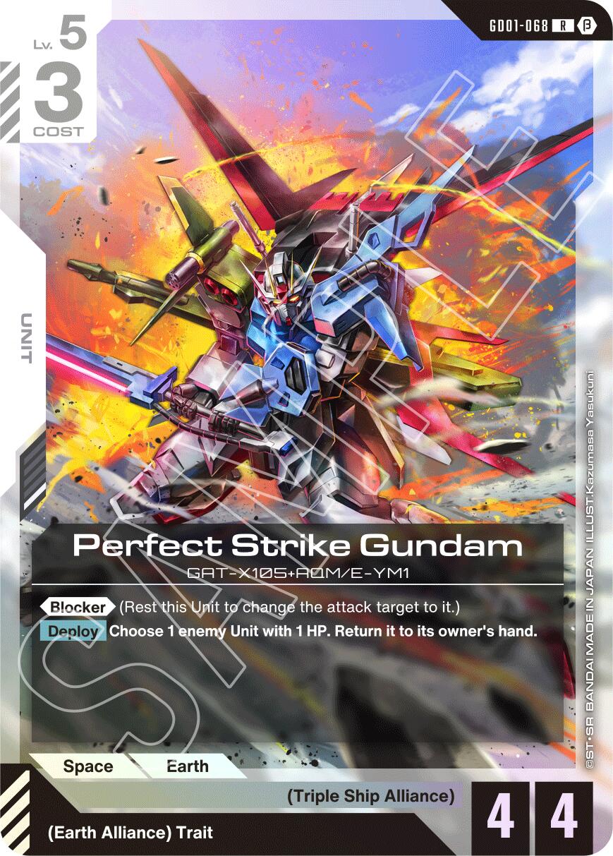 Perfect Strike Gundam [GD01_b - GD01-068] - Edition Beta