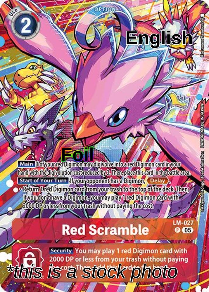 Red Scramble (Alternate Art)