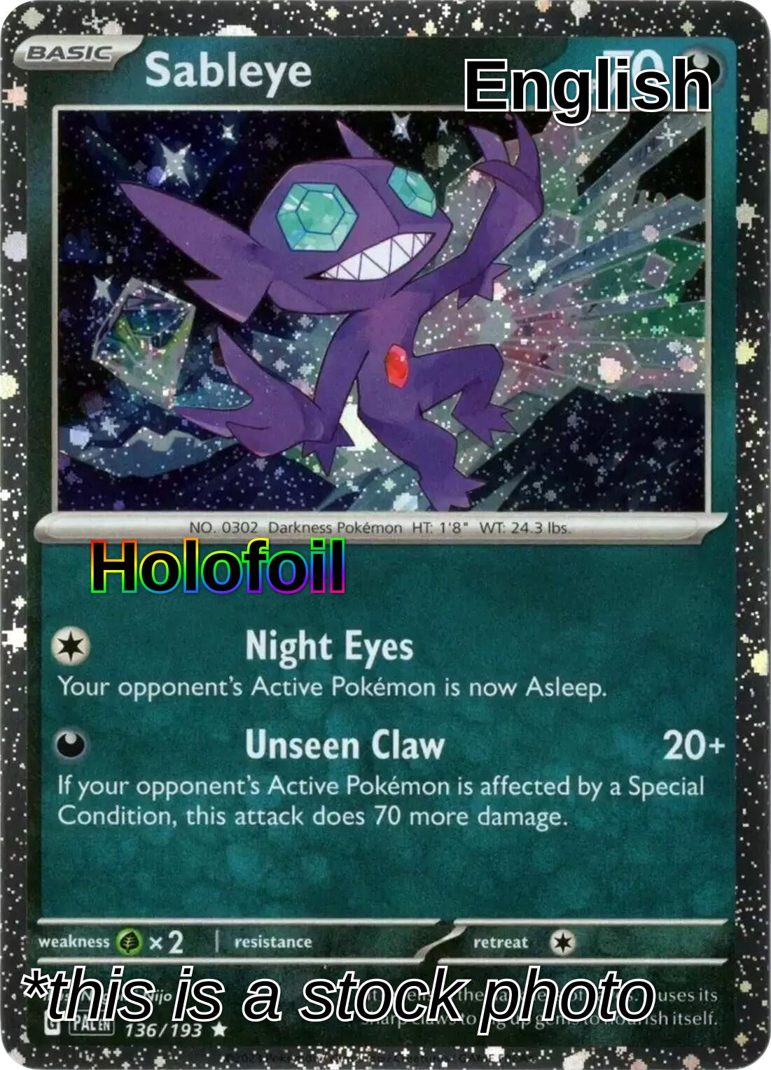 Sableye (Cosmos Holo)