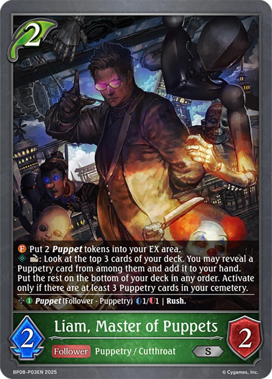 Liam, Master of Puppets - P03EN (Foil) [BP08 - BP08-P03EN]