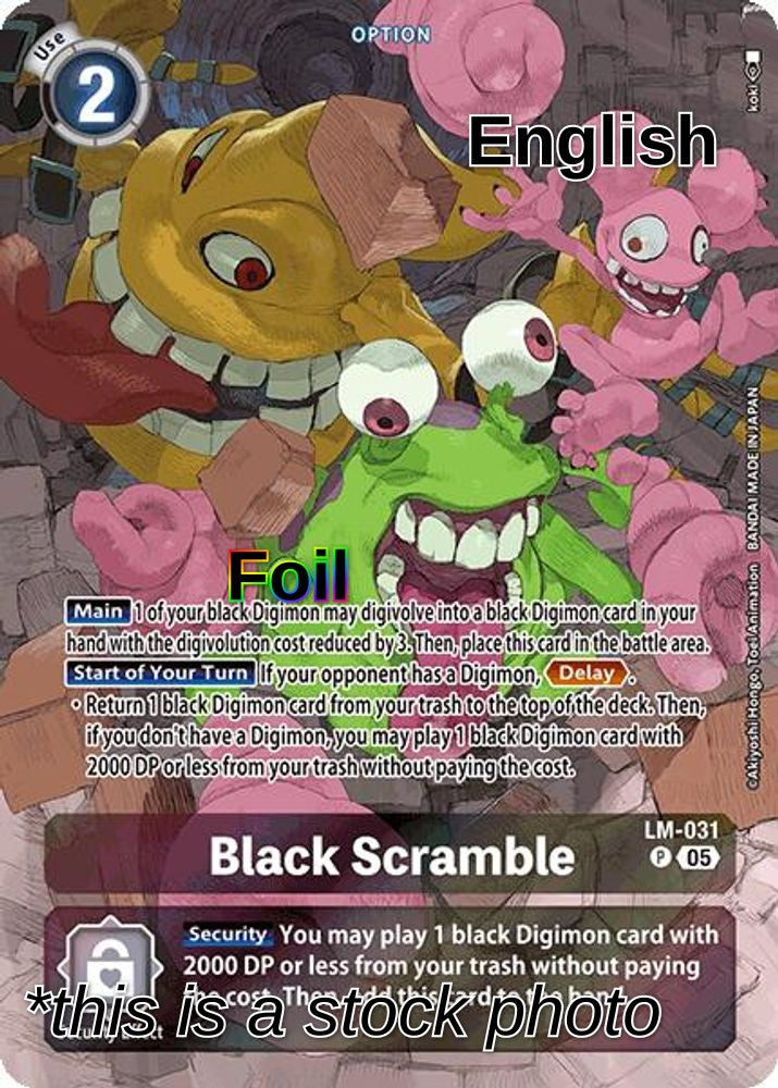 Black Scramble (Alternate Art)