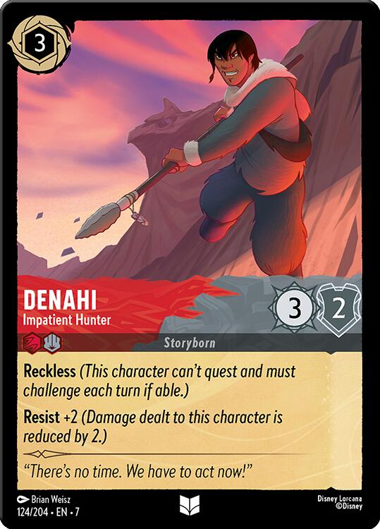 Denahi - Impatient Hunter [7 - 124/204 - Uncommon] - Archazia's Island