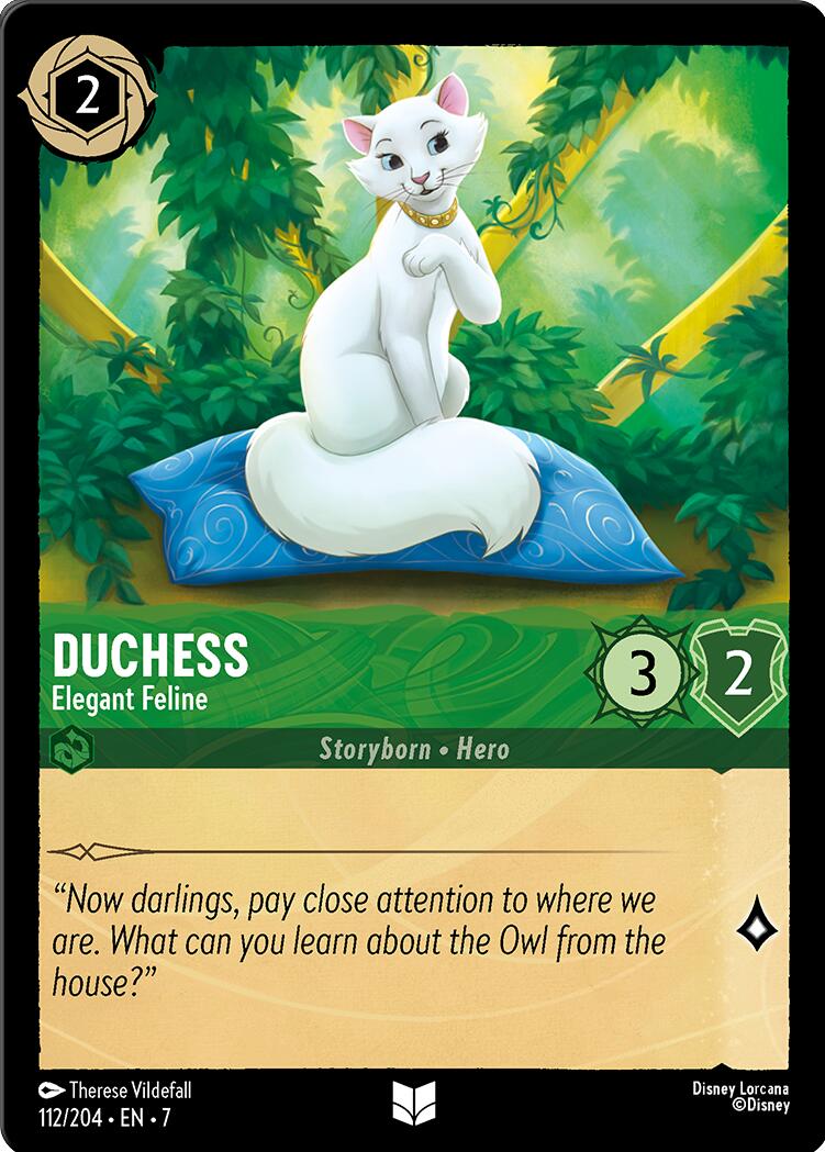 Duchess - Elegant Feline [7 - 112/204 - Uncommon] - Archazia's Island