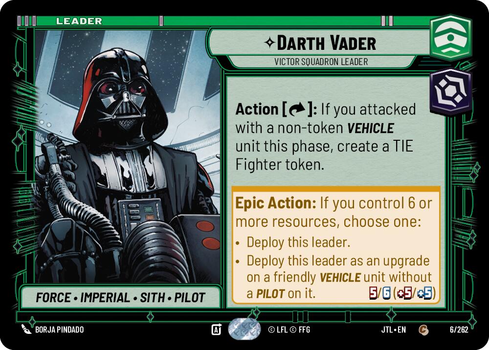Dark Vador - Chef d'escadron Victor [JTL - 006/262] - Jump to Lightspeed