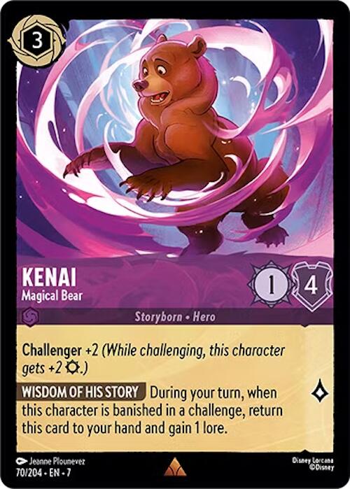 Kenai - Magical Bear [7 - 70/204 Rare] - Archazia's Island