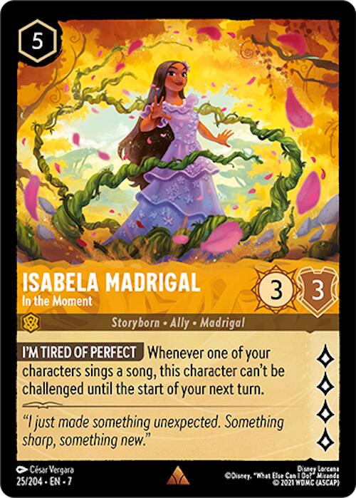 Isabela Madrigal - In the Moment [7 - 25/204 - Rare] - Archazia's Island