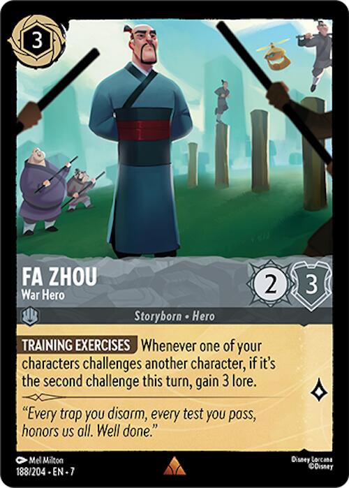 Fa Zhou - War Hero [7 - 188/204 - Rare] - Archazia's Island