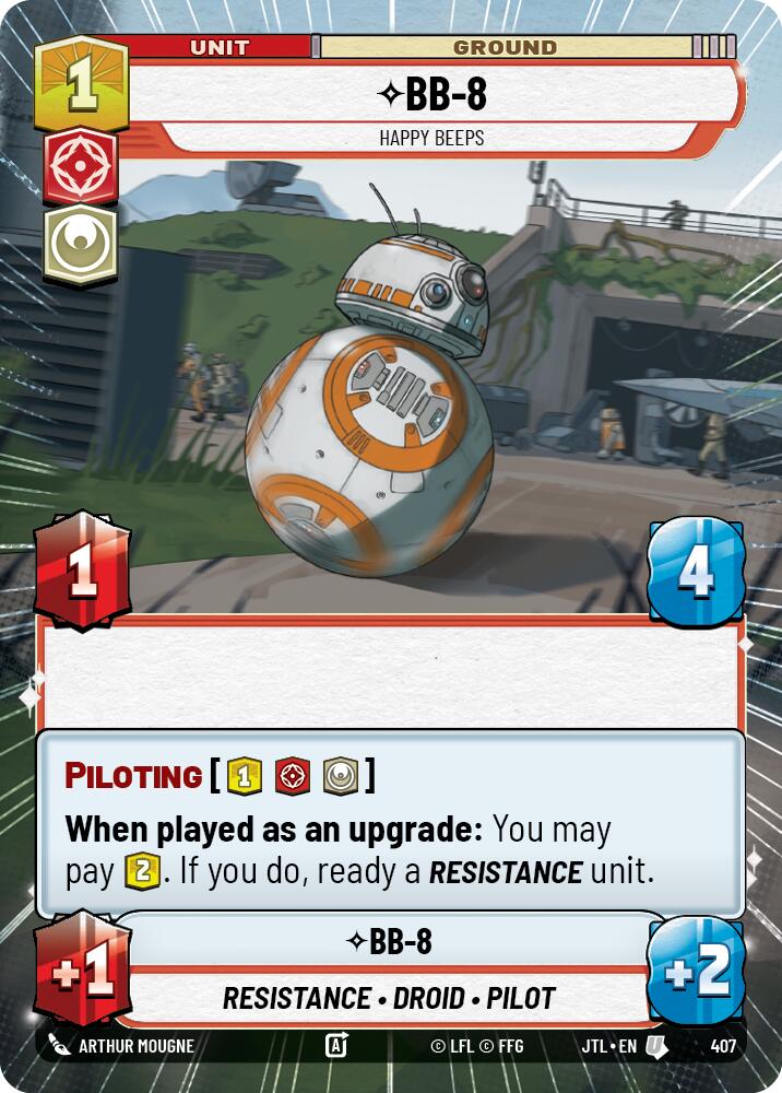 BB-8 - Happy Beeps (Hyperspace) [JTL - 407 Uncommon] - Jump to Lightspeed