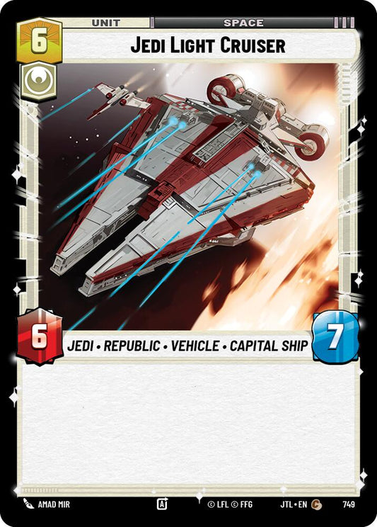 Jedi Light Cruiser (Foil) [JTL - 749]