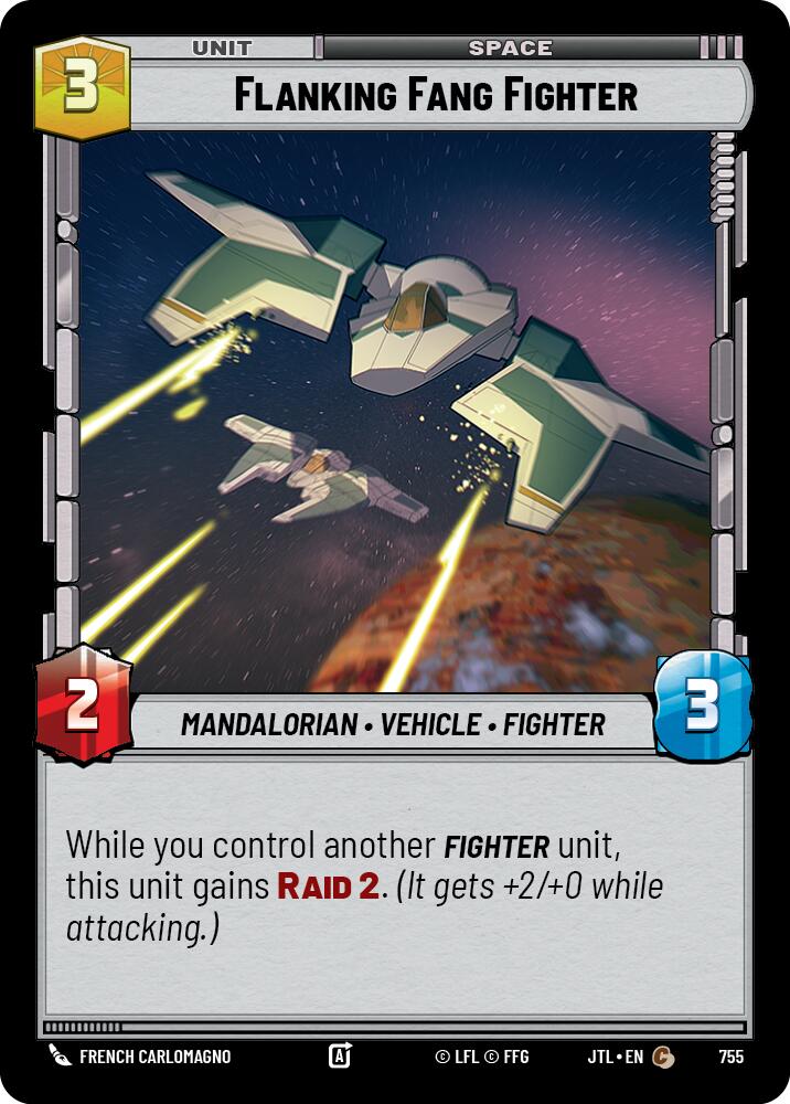 Flanking Fang Fighter (Foil) [JTL - 755 - Common] - Jump to Lightspeed