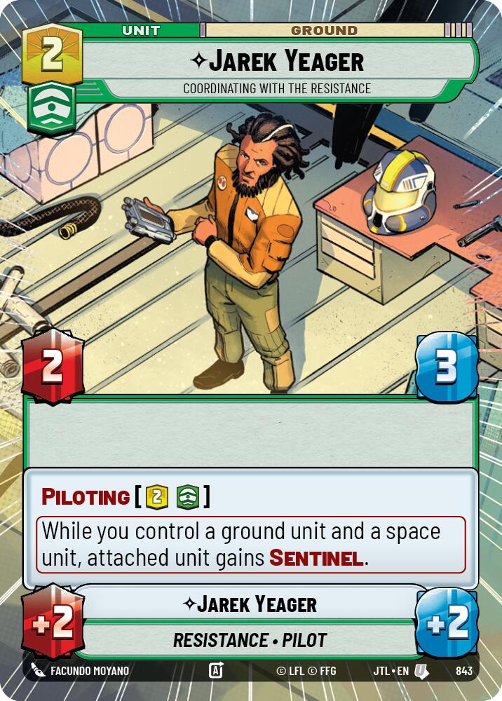 Jarek Yeager - Coordinating With The Resistance (Hyperspace Foil) [JTL - 843]