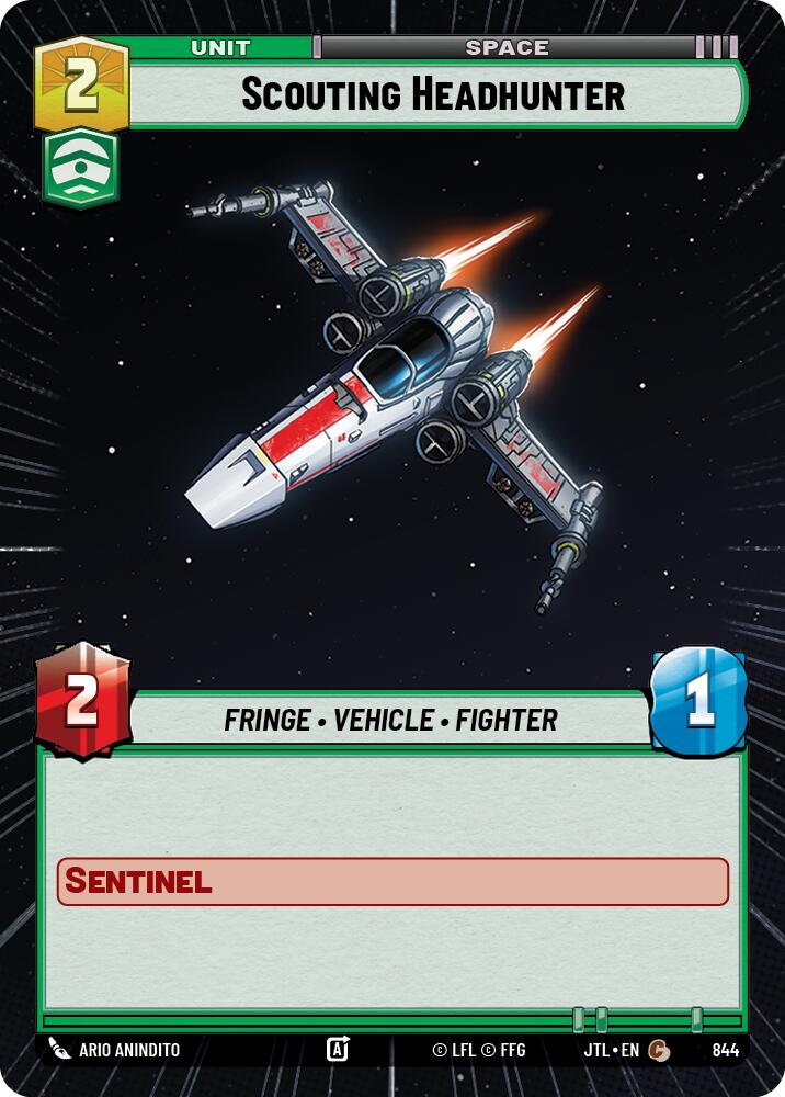 Pisteur Chasseur de Primes (Feuille Hyperspatiale) [JTL - 844] - Jump to Lightspeed