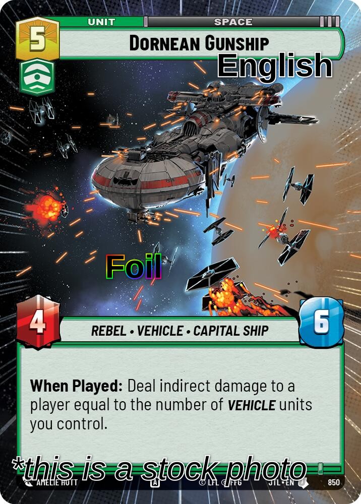 Dornean Gunship (Hyperspace Foil)