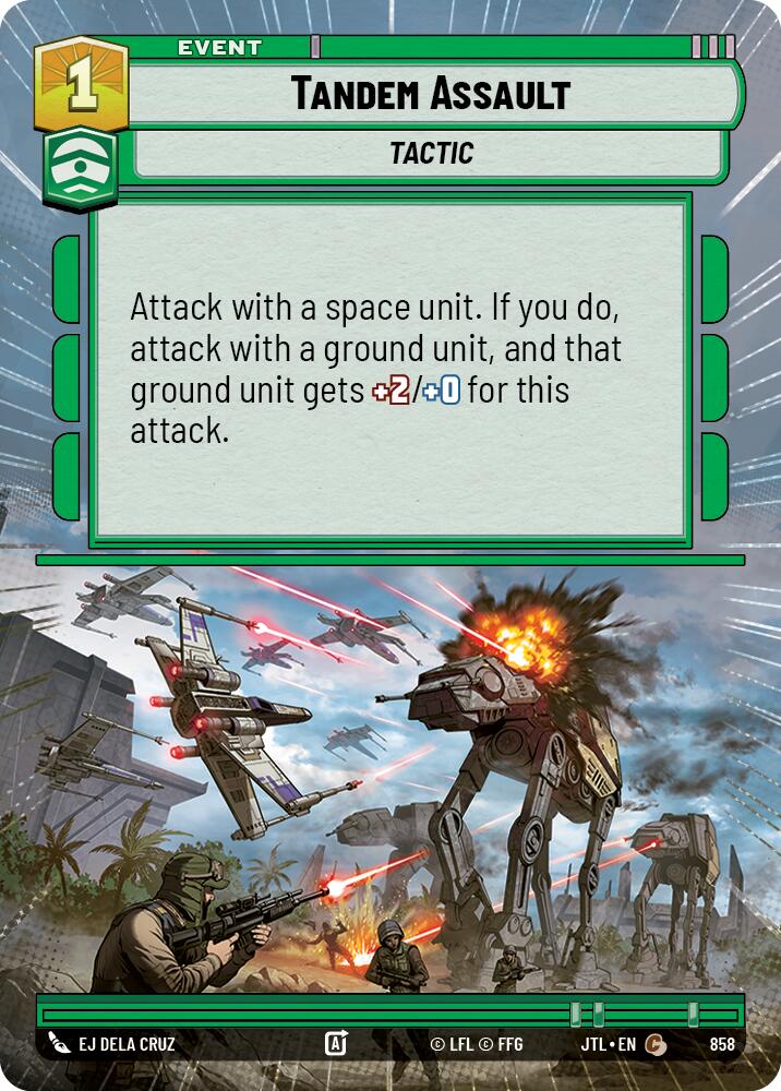 Tandem Assault (Hyperspace Foil) [JTL - 858 - Common] - Jump to Lightspeed