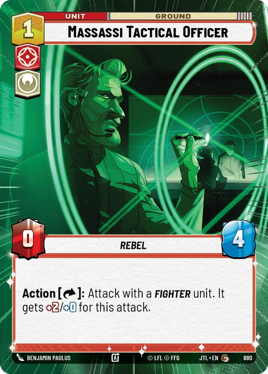 Massassi Tactical Officer (Hyperspace Foil) [JTL - 880]
