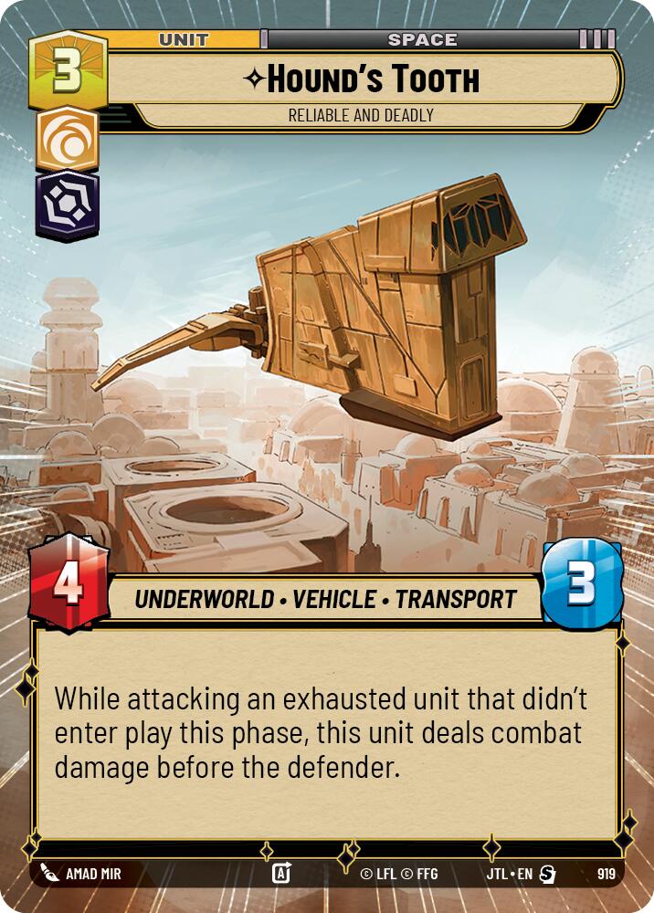 Hound's Tooth - Reliable and Deadly (Hyperspace Foil)