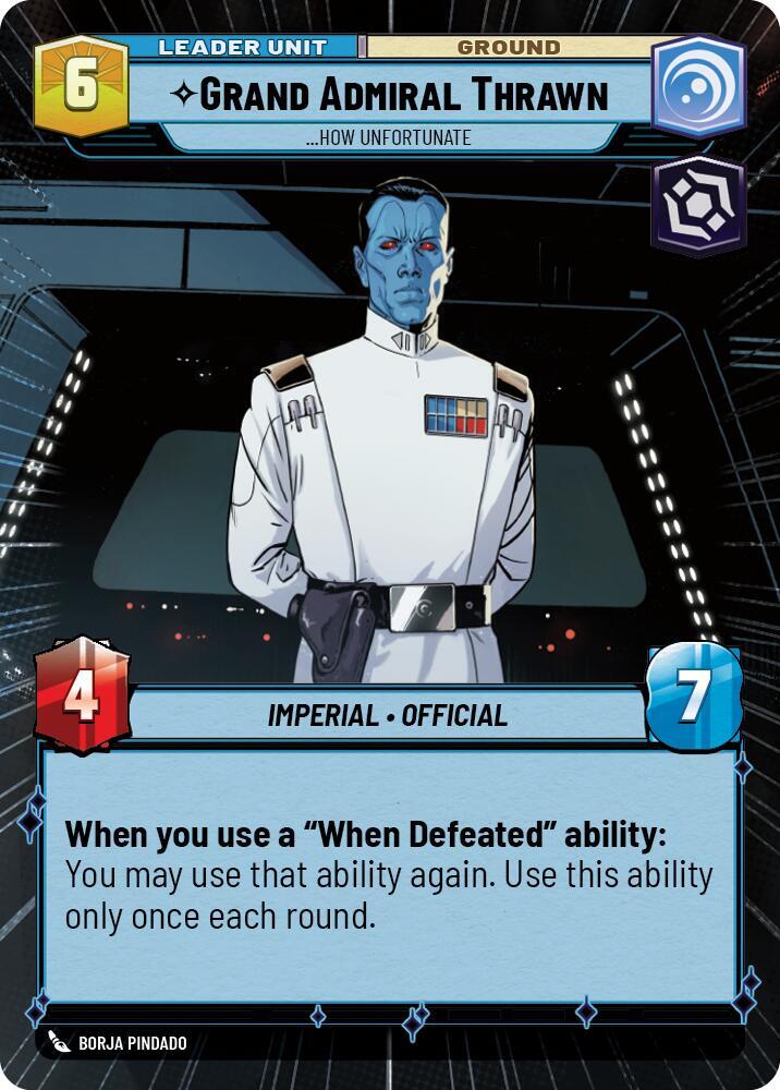 Grand Admiral Thrawn - ...How Unfortunate (Hyperspace) (Back)
