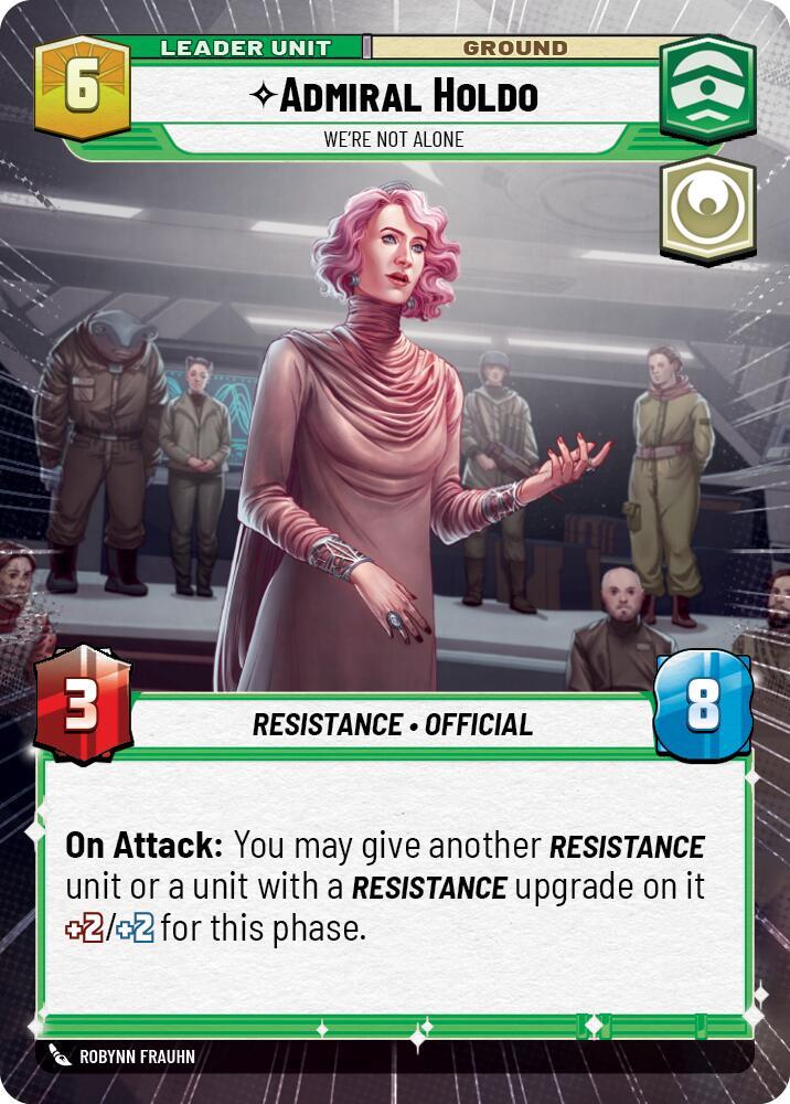 Admiral Holdo - We're Not Alone (Hyperspace) (Back)