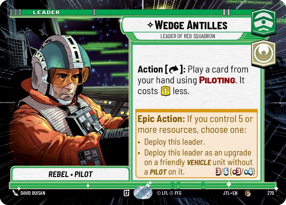 Wedge Antilles - Leader of Red Squadron (Hyperspace) [JTL - 270]