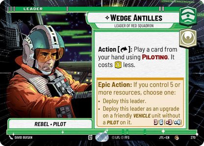 Wedge Antilles - Chef de l'Escadron Rouge (Hyperspace) [JTL - 270] - Jump to Lightspeed