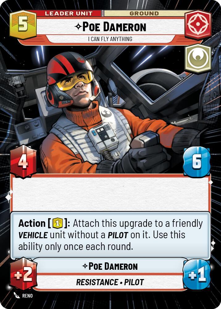 Poe Dameron - I Can Fly Anything (Hyperspace) (Back)