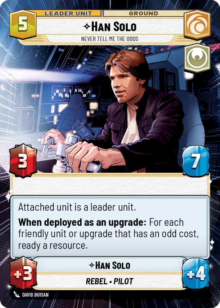 Han Solo - Never Tell Me the Odds (Hyperspace) (Back)