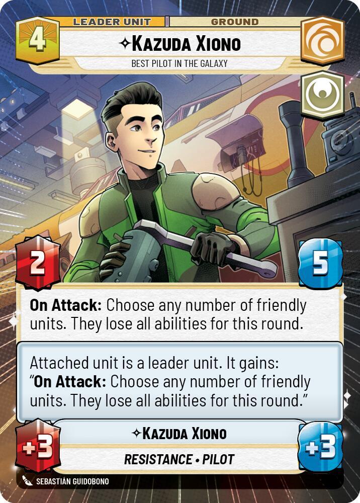 Kazuda Xiono - Best Pilot in the Galaxy (Hyperspace) (Back)
