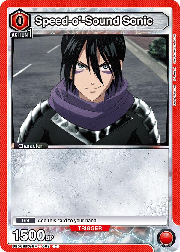 Speed-o'-Sound Sonic (068) (Box Topper Foil) [UE06BT - UE06BT/OPM-1-068]