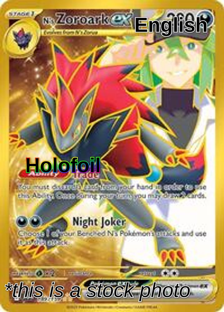 N's Zoroark ex - 189/159