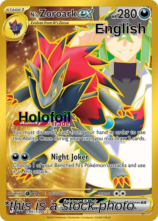 N's Zoroark ex - 189/159