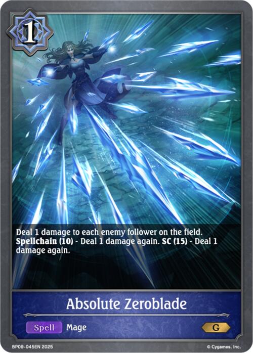 Absolute Zeroblade [BP09 - BP09-045EN]