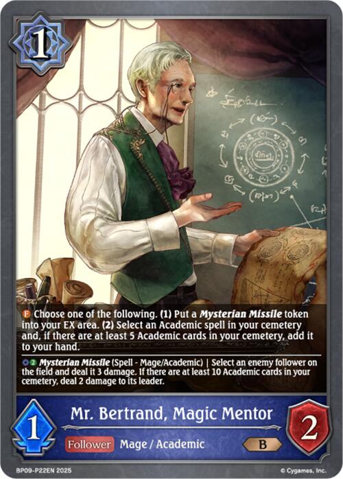 Mr. Bertrand, Magic Mentor - P22EN (Foil) [BP09 - BP09-P22EN]