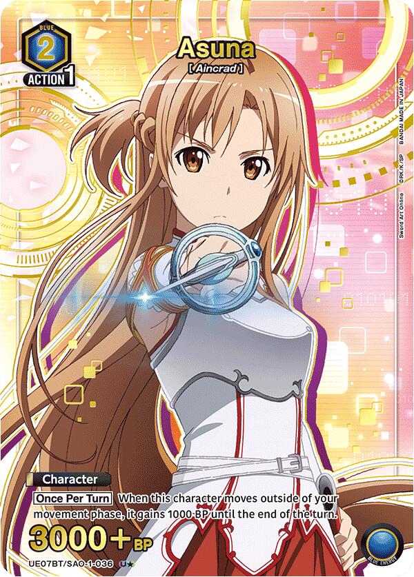 Asuna (036) (U*) [UE07BT - UE07BT/SAO-1-036] - UE07BT: Sword Art Online
