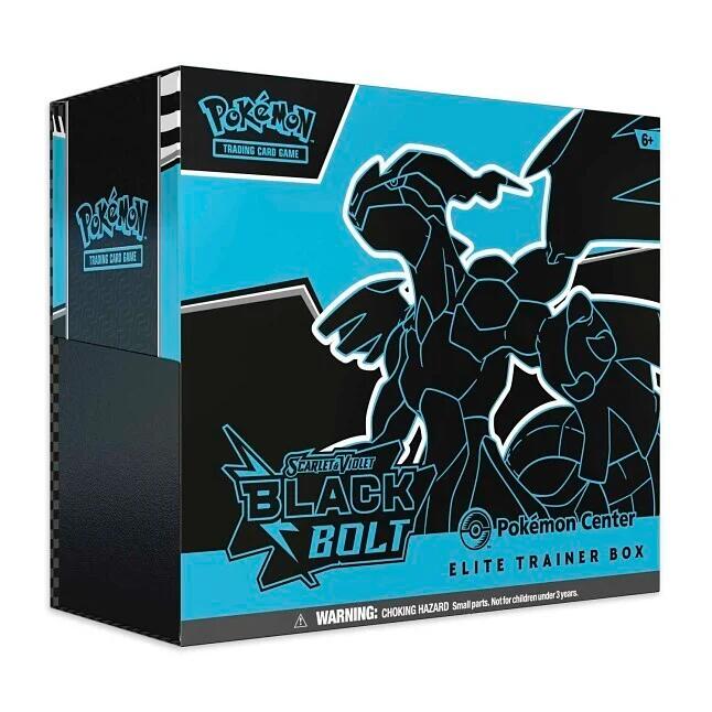 Black Bolt Pokemon Center Elite Trainer Box (Exclusive)