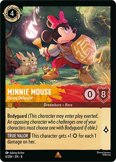 Minnie Mouse - Daring Defender [8 - 6/204 - Rare] - Reign of Jafar
