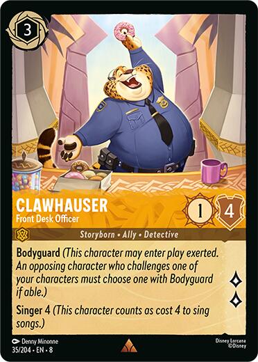 Clawhauser - Front Desk Officer [8 - 35/204 - Rare] - Reign of Jafar