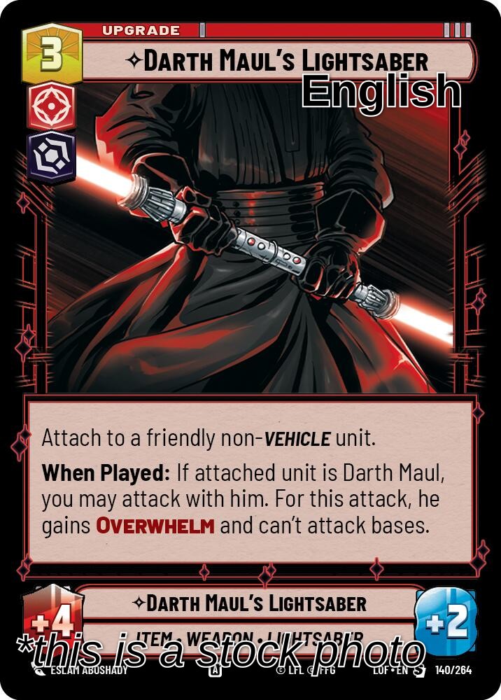 Darth Maul's Lightsaber