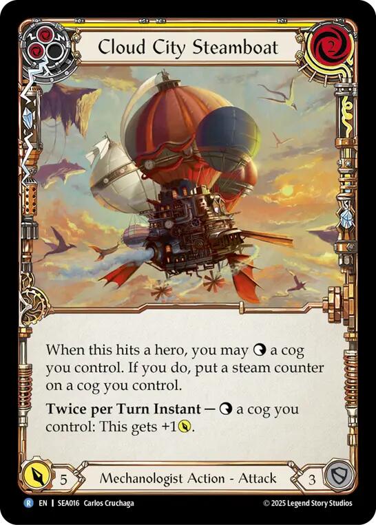Cloud City Steamboat (Yellow)